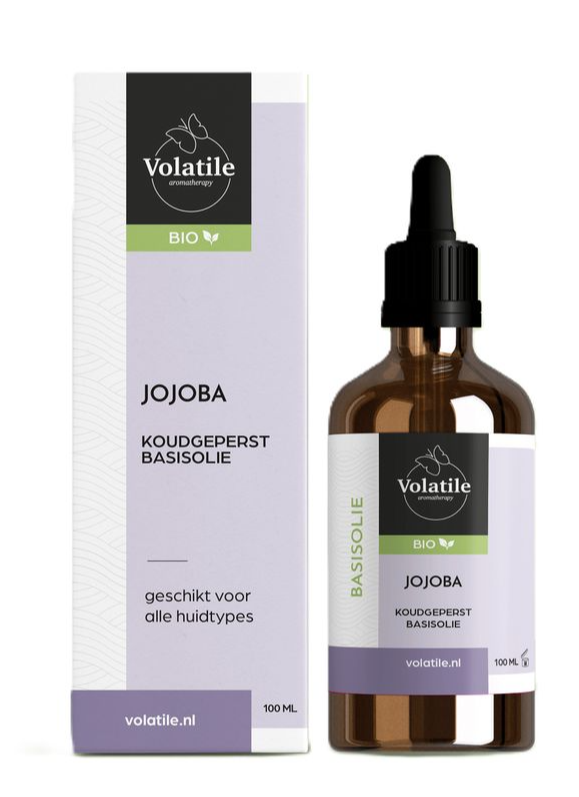 Volatile Jojoba Koudgeperst Basisolie Bio (100 ml)