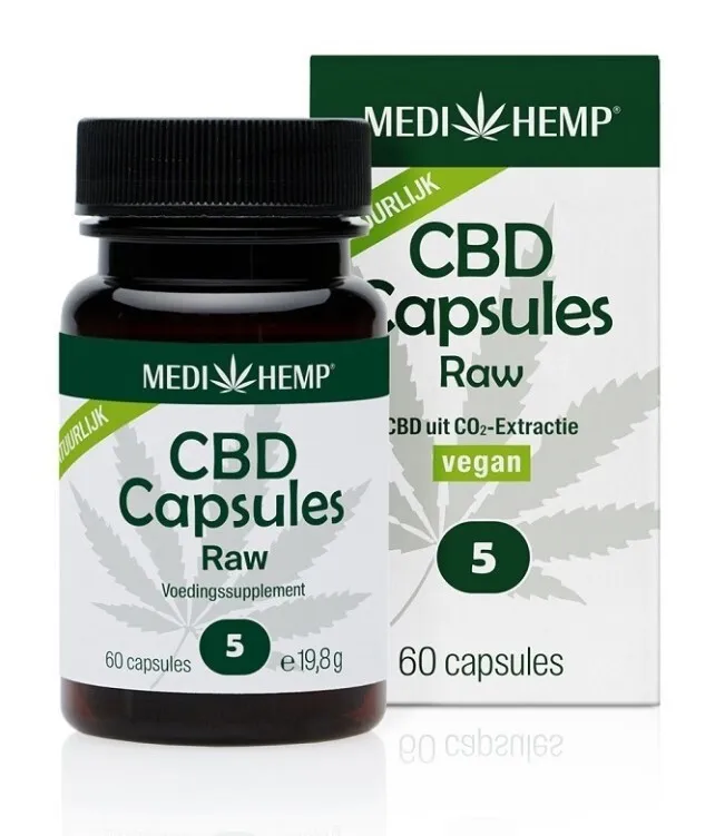 Medihemp Cbd Capsules Raw 5% (60 capsules)