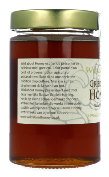 Wild About Honey Griekse Tijm Honing (480 gr) - image 2