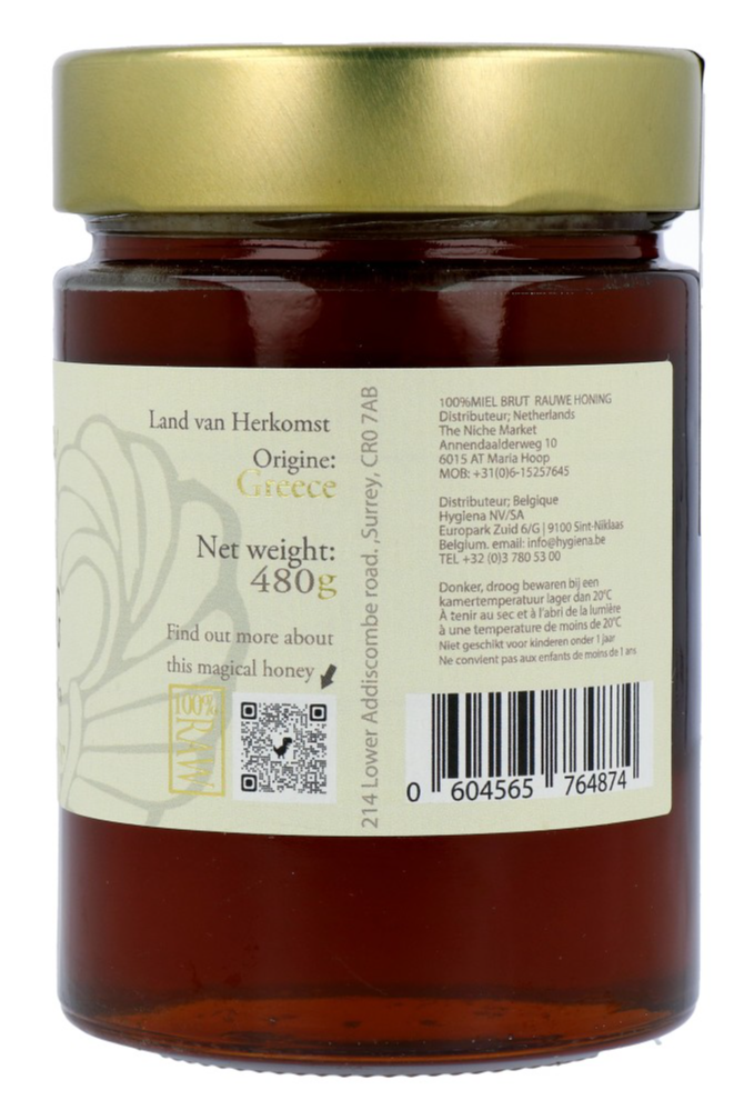 Wild About Honey Rode Spar Honing (480 gr)