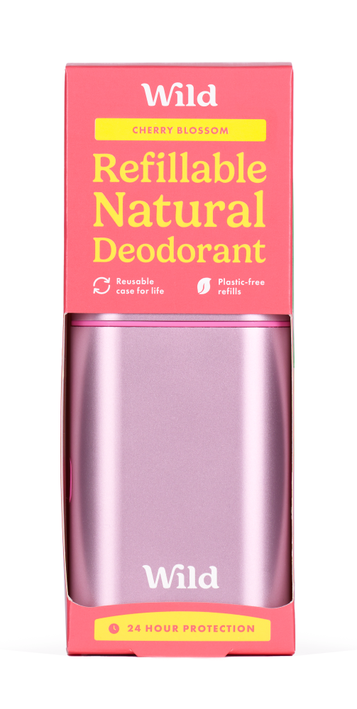 Wild Cherry Blossom Refillable Natural Deodorant (40 gr)