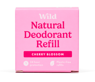 Wild Natural Deodorant Refill Cherry Blossom (40 gr)