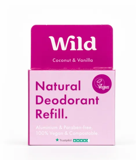 Wild Deodorant - Coconut/vanilla - Navulling (40 gr)