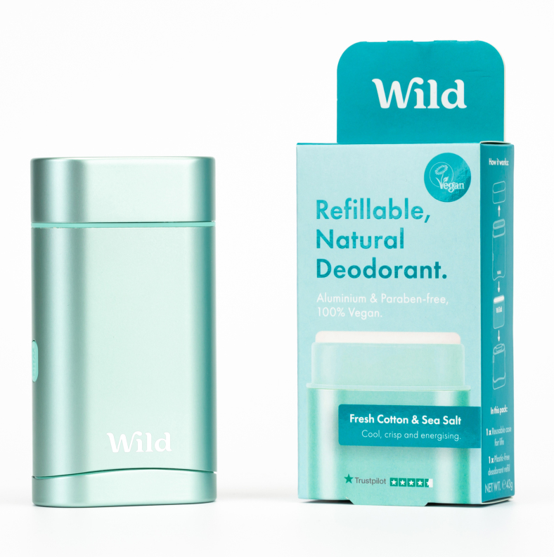 Wild Deodorant - Fresh Cotton/sea Salt (40 gr) - image 2