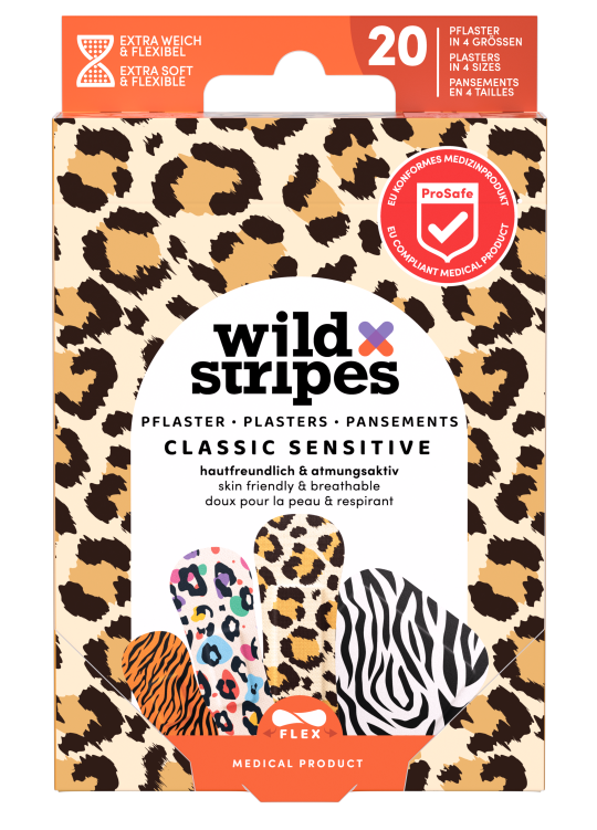 Wild Stripes Pleister Classic Sensitive Animal (20 stuks)