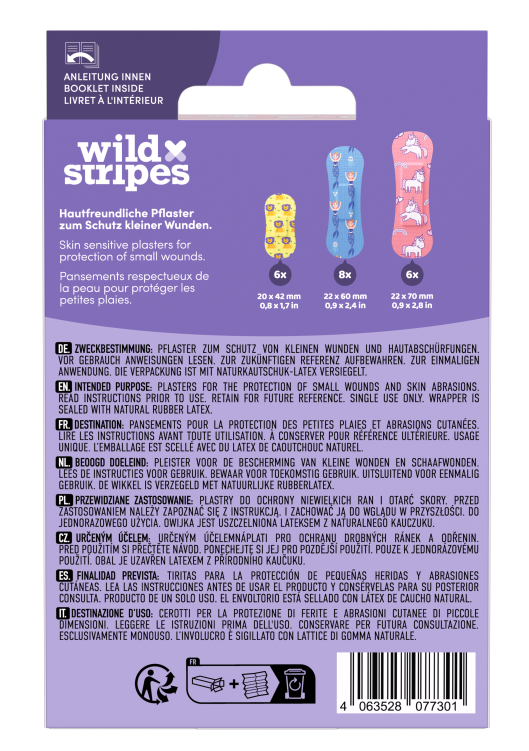 Wild Stripes Pleister Kinder Fantasy (20 stuks)