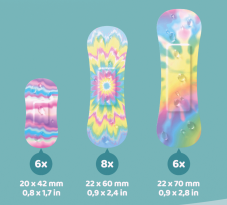 Wild Stripes Pleister Waterproof Rainbow (20 stuks) - image 2