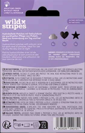 Wild Stripes Pleister Anti-pimple Patches Holo Clear (24 stuks)