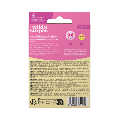 Wild Stripes Pleister Anti-pimple Patches Smile (24 stuks)