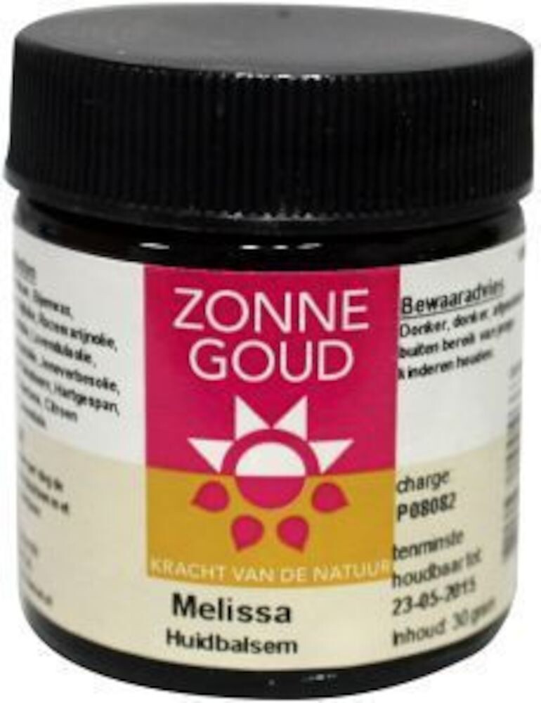 Zonnegoud Melissa Huidbalsem (30 ml)