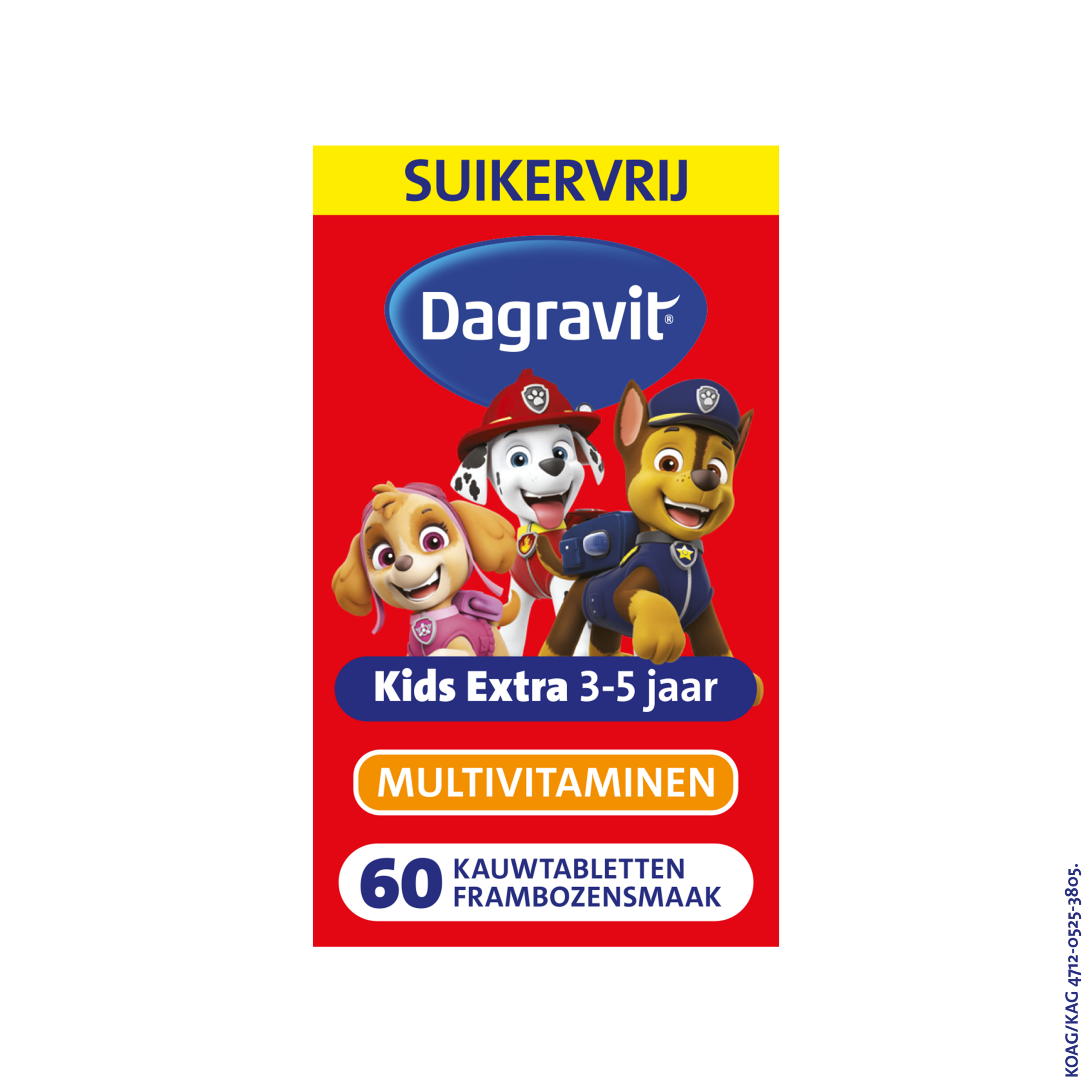 Dagravit Kids Extra 3-5 Jaar Multivitaminen (60 tabletten)