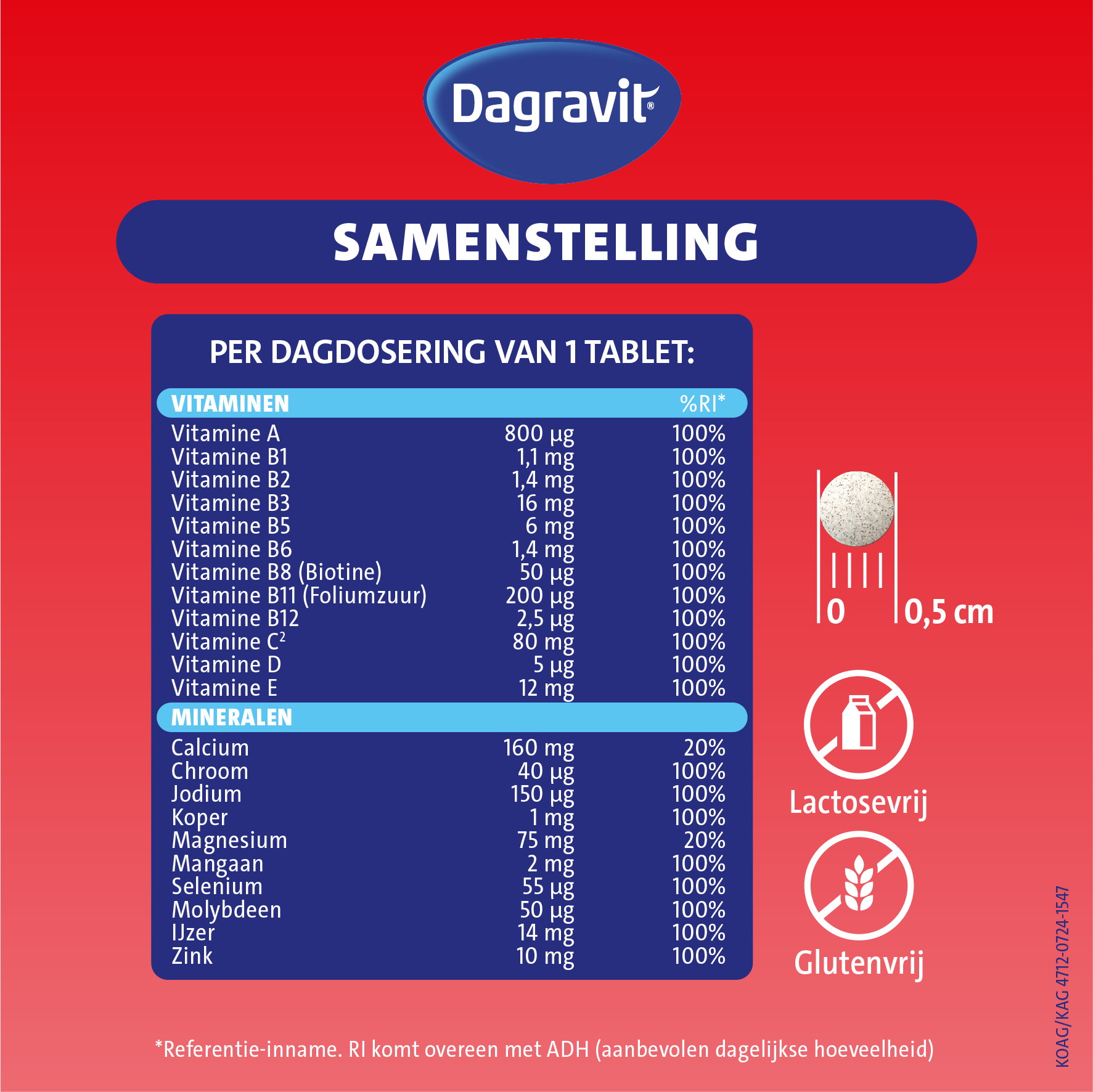 Dagravit Multi Elke Dag (60 tabletten) - image 4