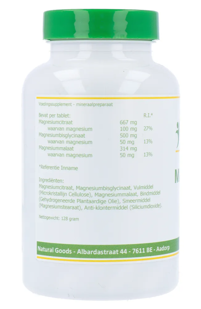 Elvitum Magnesium Triple 200mg (60 tabletten) - image 2
