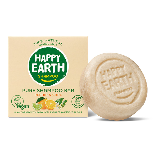 Happy Earth Shampoobar repair & care (70 gr)