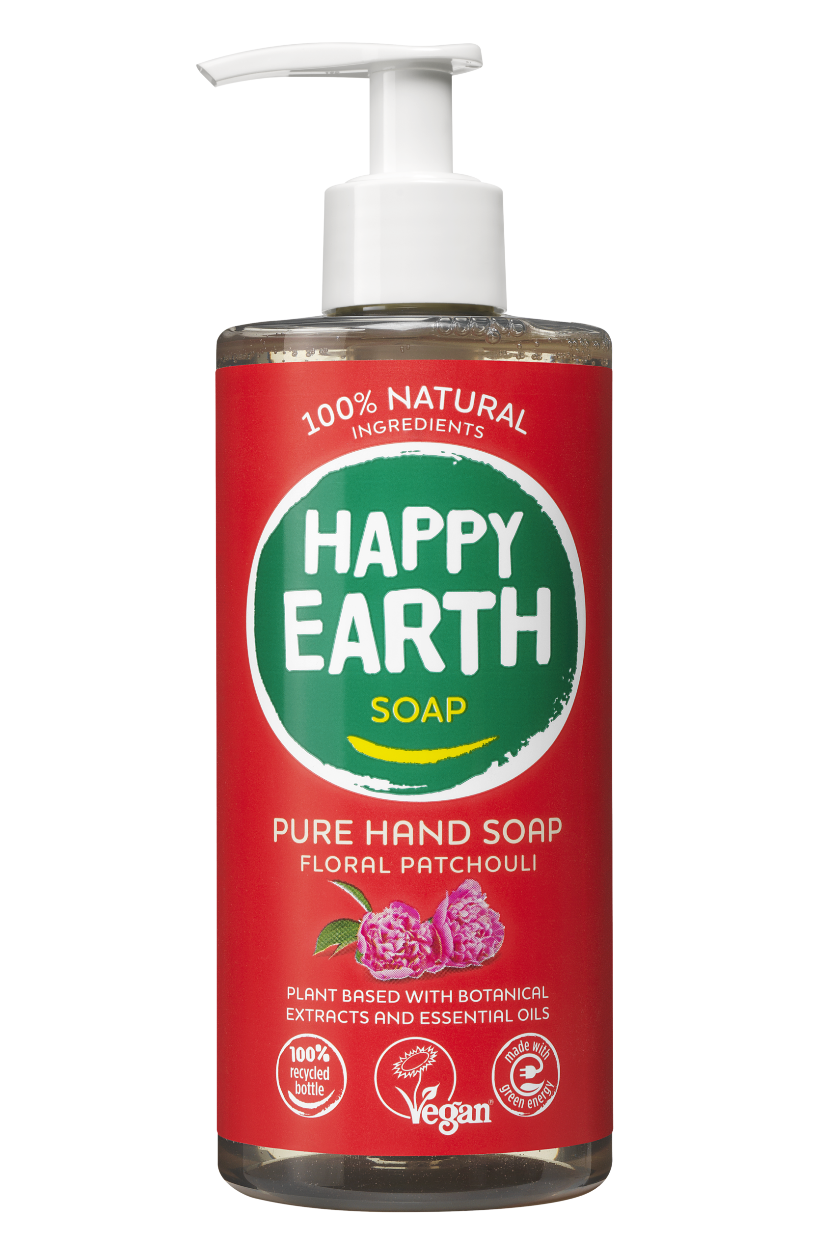 Happy Earth Handzeep Floral Patchouli (300 ml)
