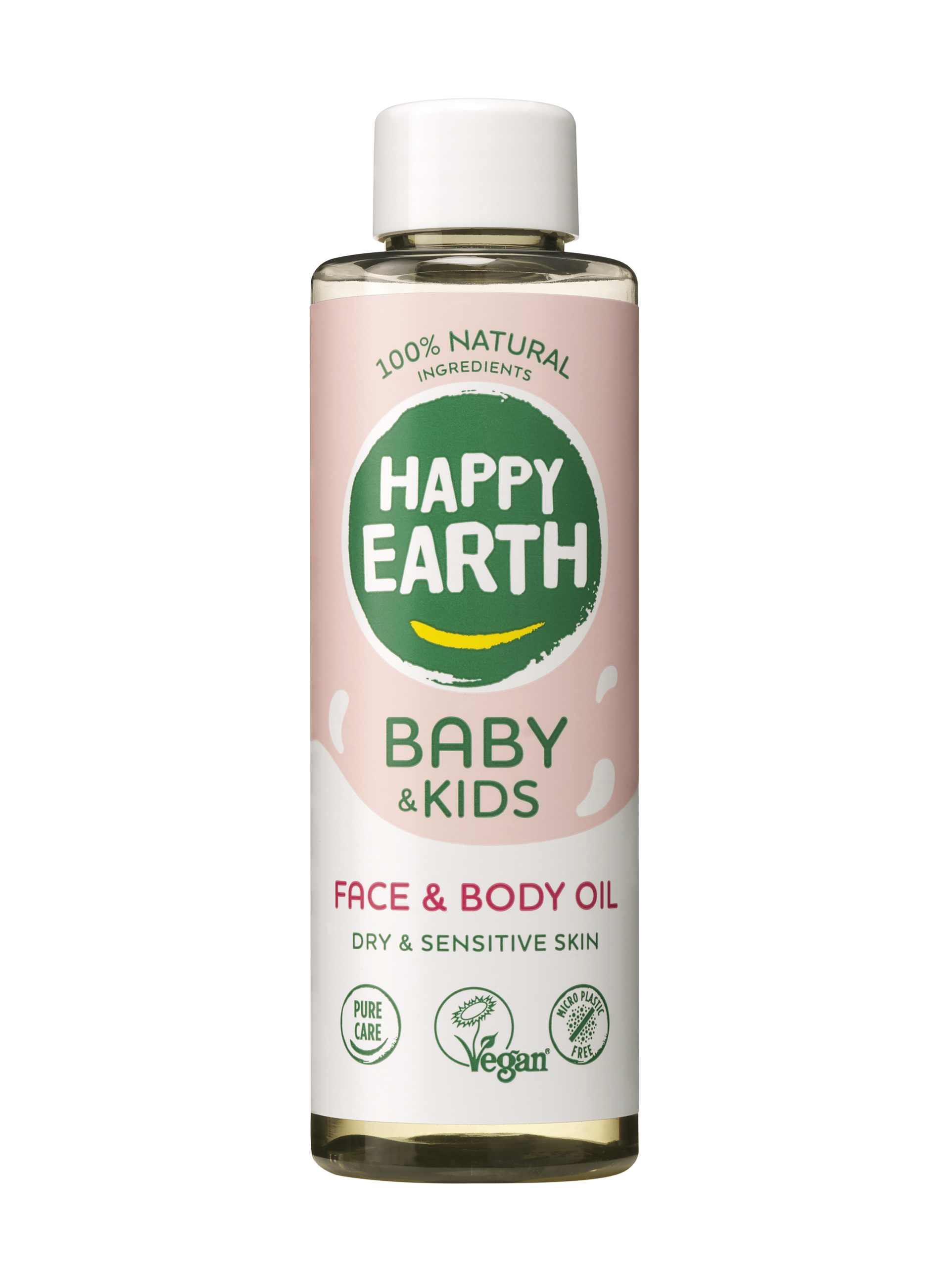 Happy Earth Gezicht & Lichaam Olie Voor Ba By & Kids (150 ml)