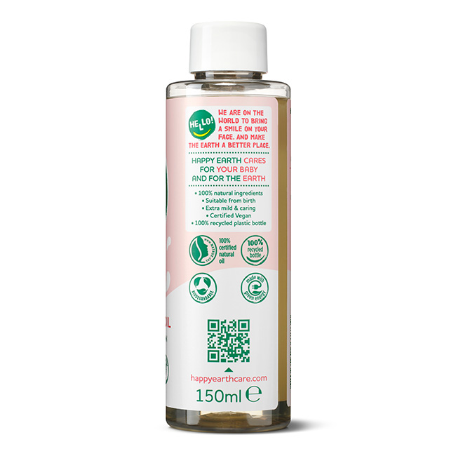 Happy Earth Gezicht & Lichaam Olie Voor Ba By & Kids (150 ml)
