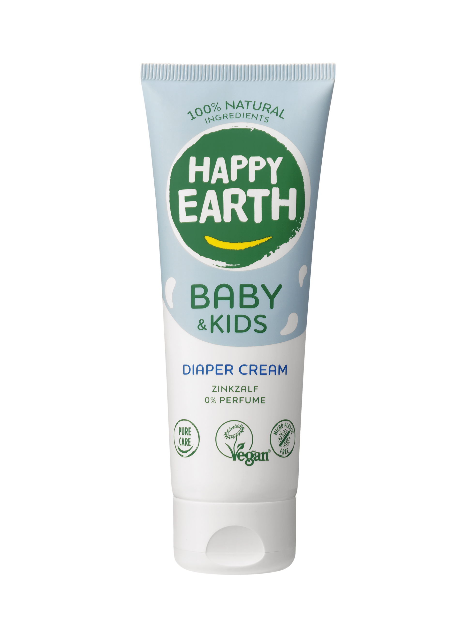Happy Earth Billencreme zink voor baby & k ids (75 ml)