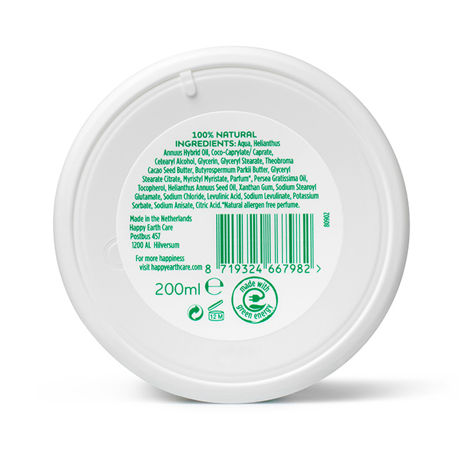Happy Earth Voedende Creme (200 ml) - image 2