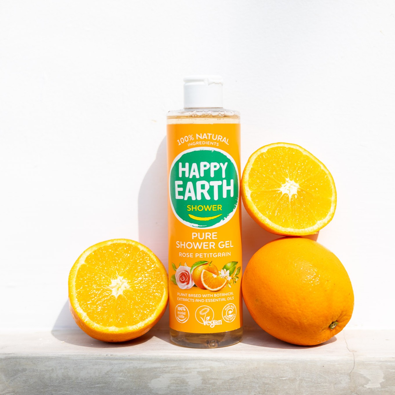 Happy Earth Pure showergel rose petitgrain (300 ml) - image 4