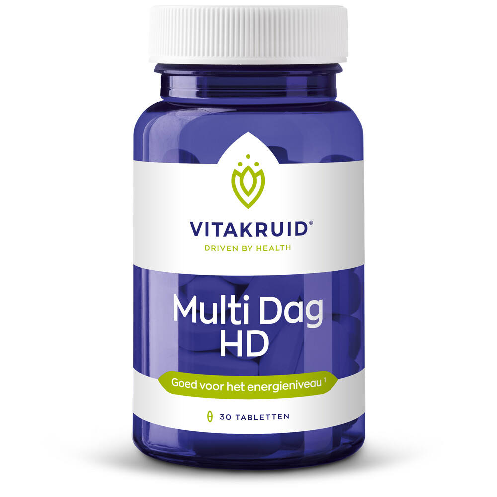 Vitakruid Multi Dag & Nacht HD 100% Vegan (2 x 30 tabletten)