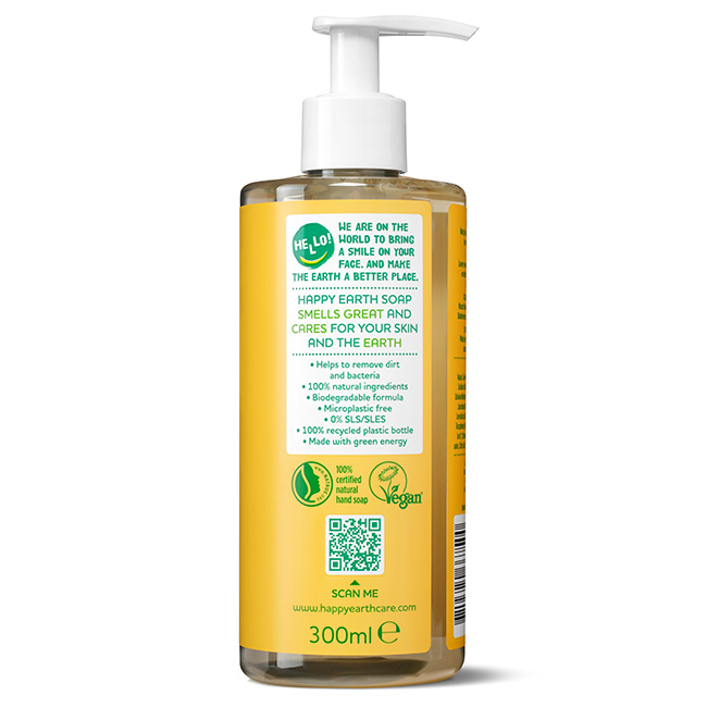 Happy Earth Handzeep Jasmine Ho Wood (300 ml)