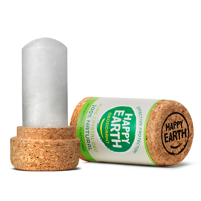 Happy Earth Pure crystal deodorant unscented (90 gr)