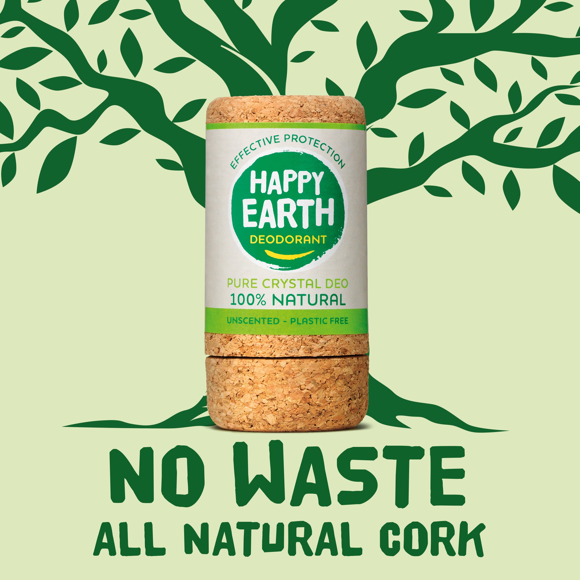 Happy Earth Pure crystal deodorant unscented (90 gr) - image 6