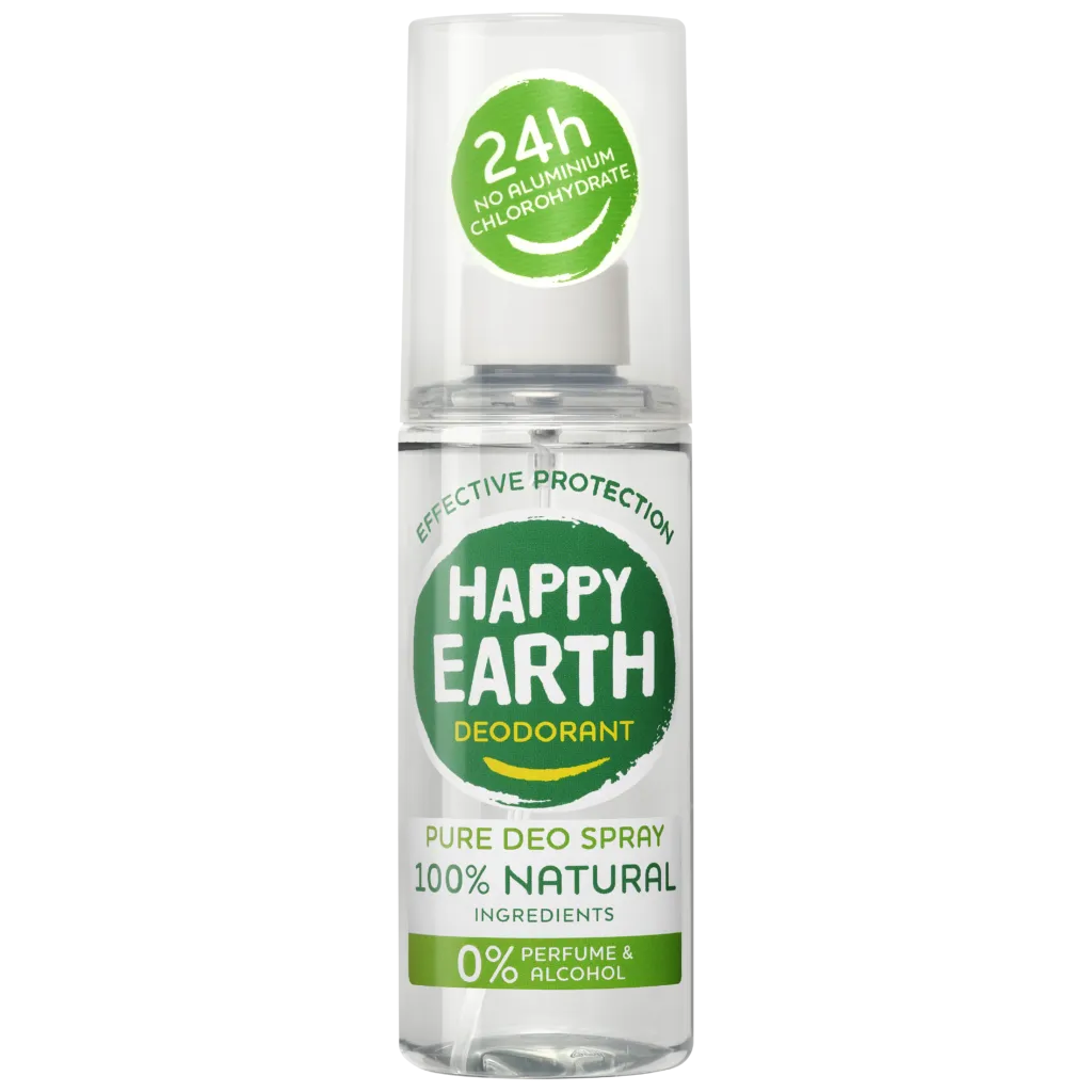 Happy Earth Pure deodorant spray unscented (100 ml)
