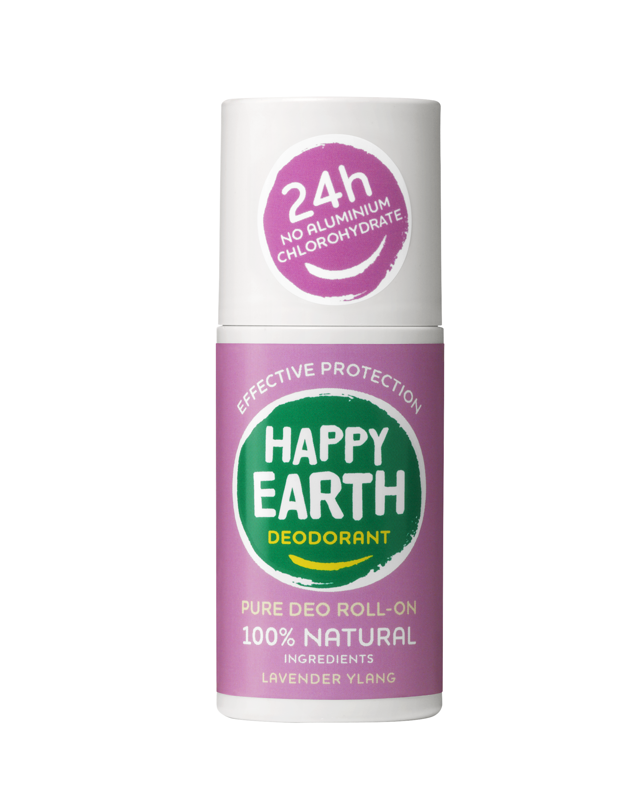 Happy Earth Pure deodorant roll-on lavender ylang (75 ml)