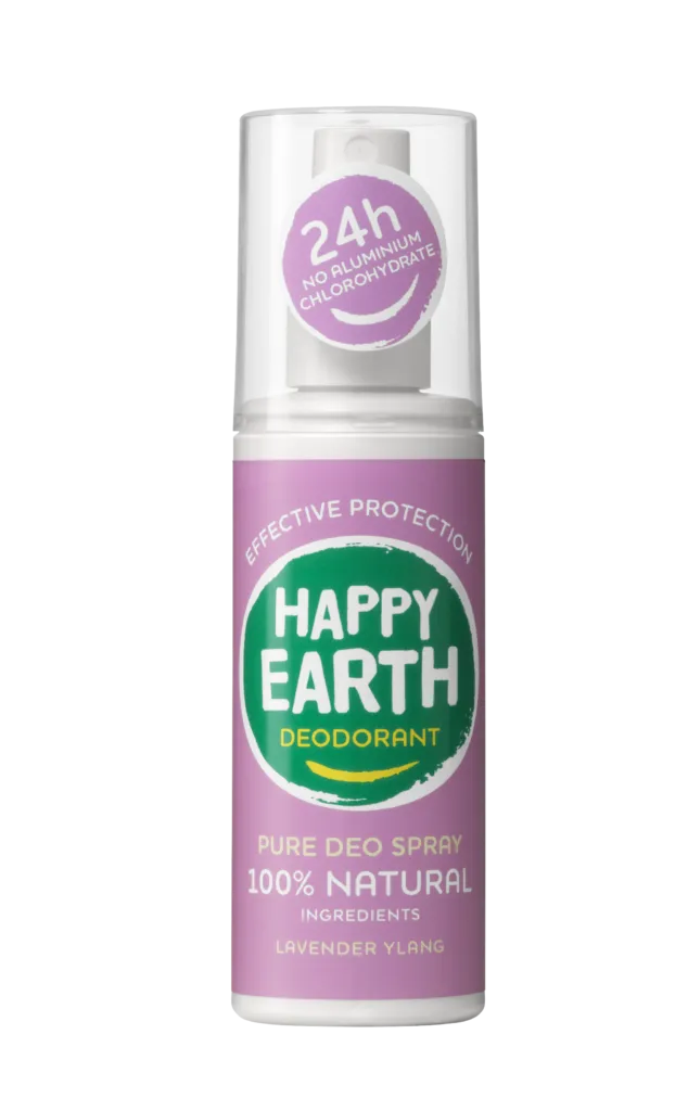 Happy Earth Pure deodorant spray lavender ylang (100 ml)