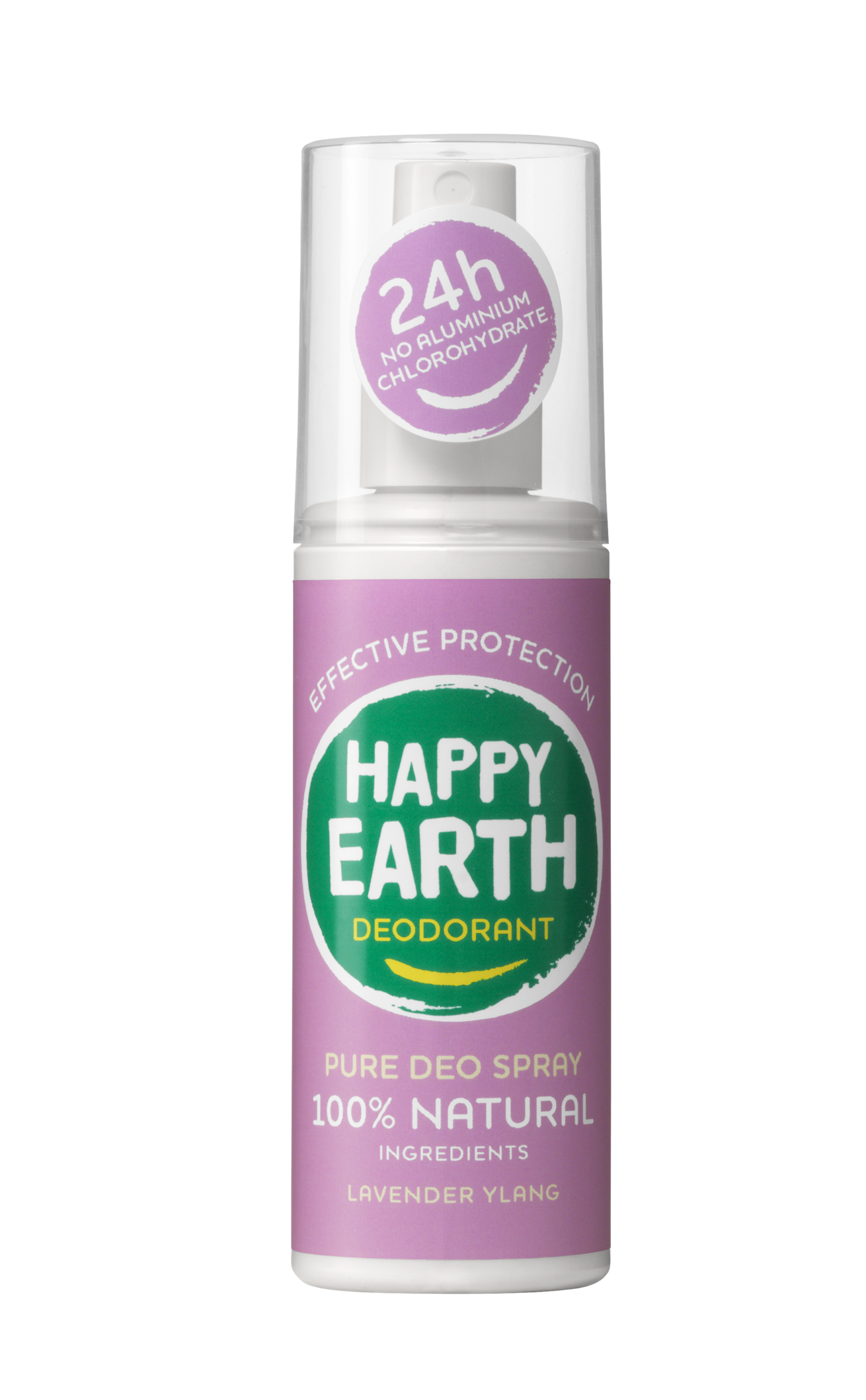 Happy Earth Pure deodorant spray lavender ylang (100 ml)