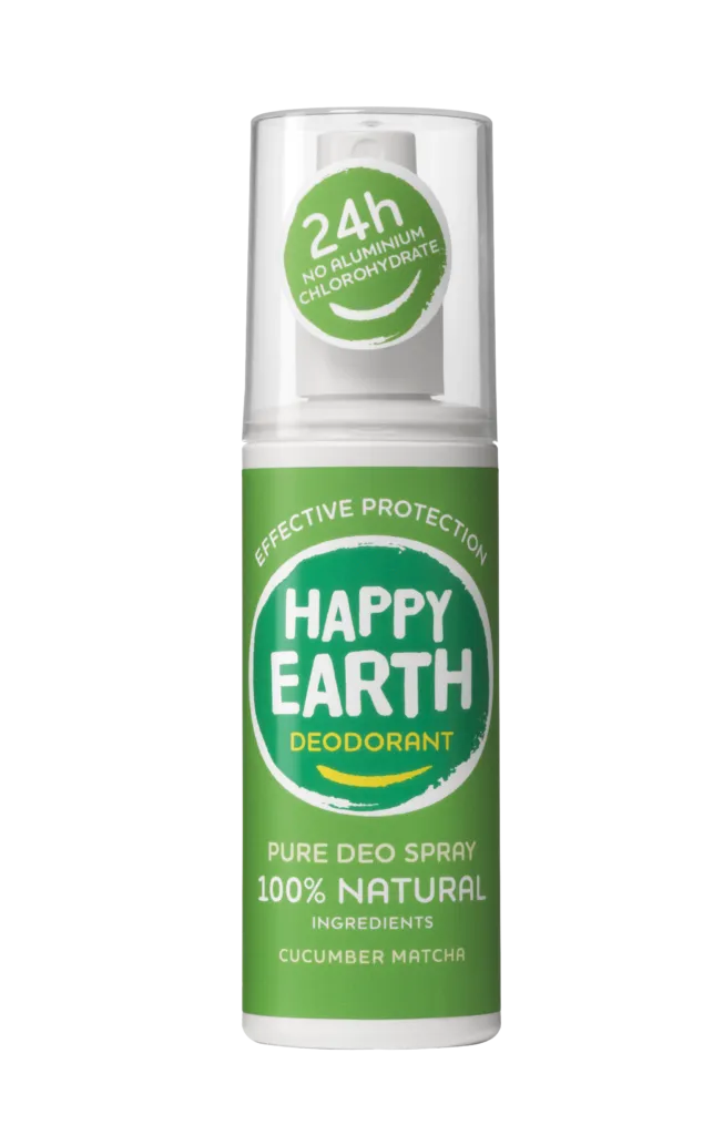 Happy Earth Pure Deodorant Spray Cucumber Matcha (100 ml)