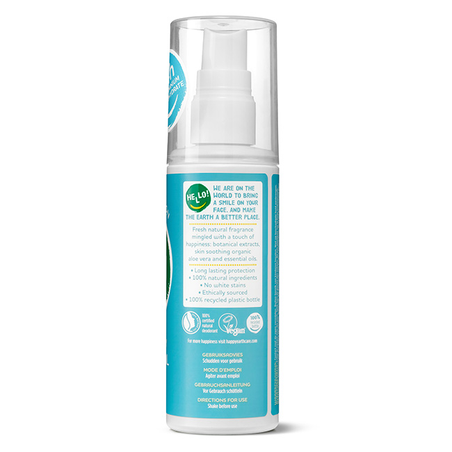 Happy Earth Pure deodorant spray cedar lime (100 ml)