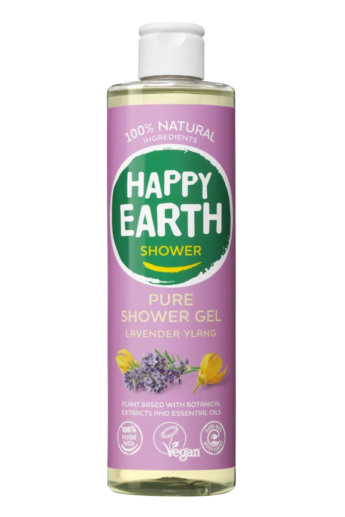 Happy Earth Pure showergel lavender ylang (300 ml)