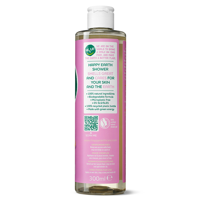 Happy Earth Pure showergel lavender ylang (300 ml)