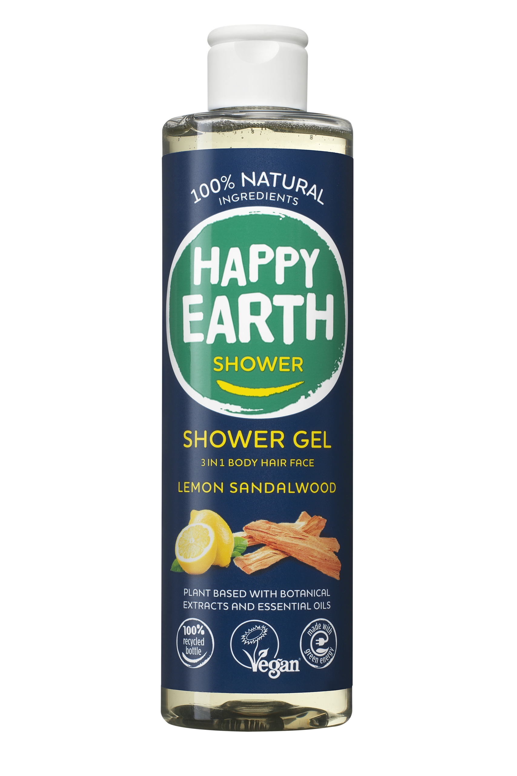 Happy Earth Pure showergel men protect (300 ml)