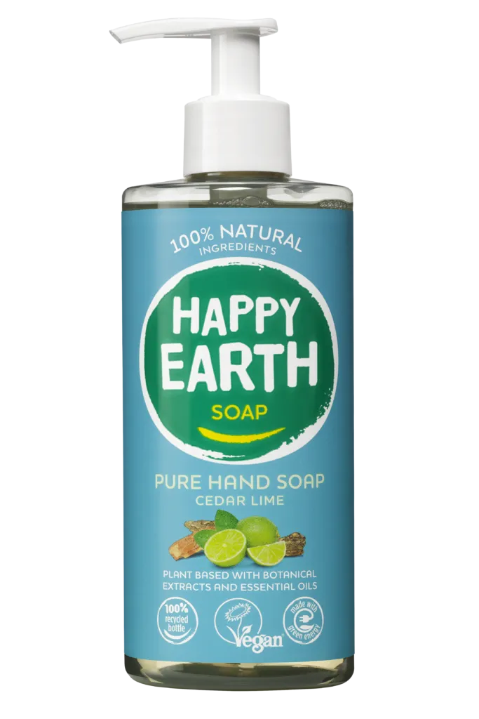 Happy Earth Pure Hand Soap Cedar Lime (300 ml)