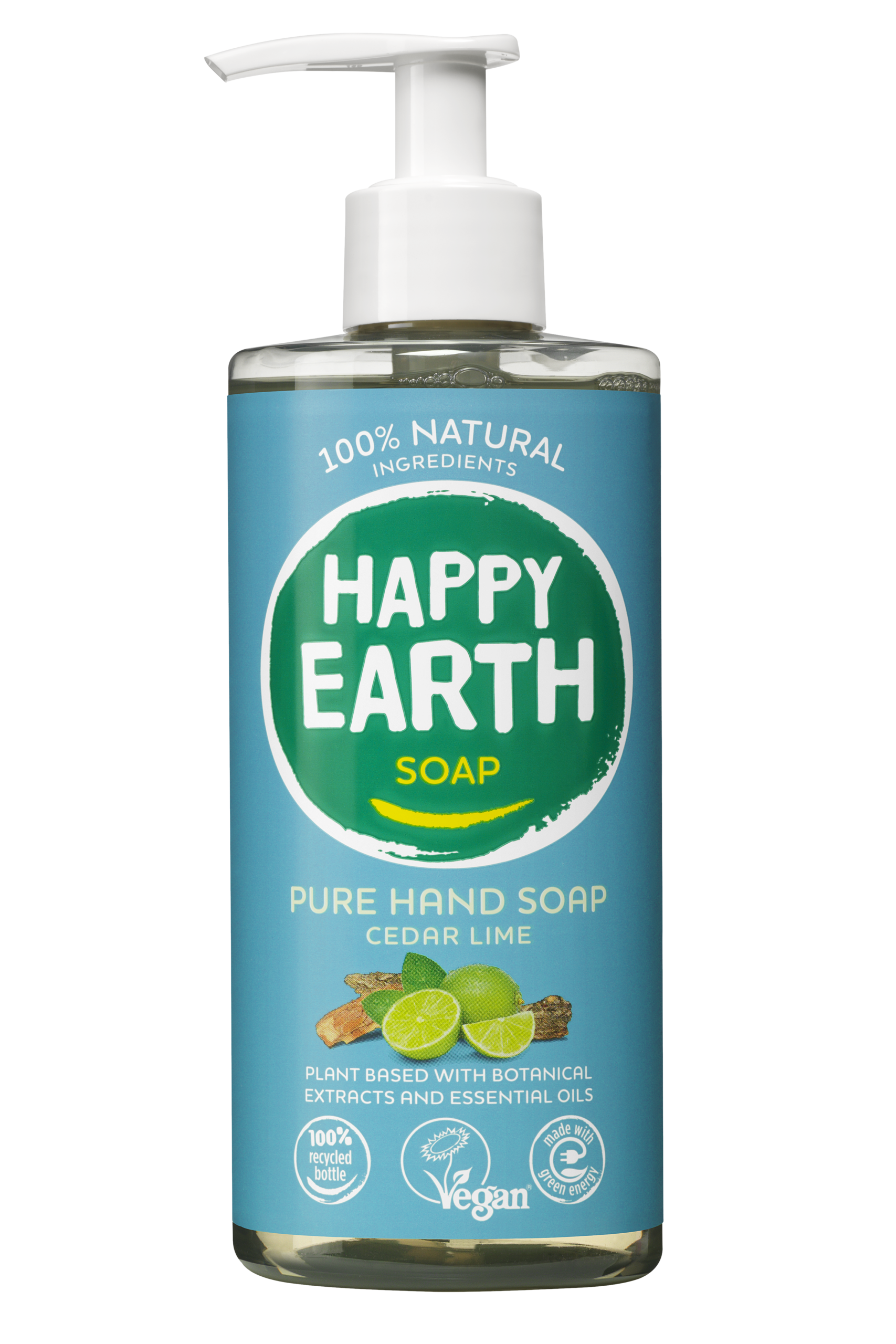 Happy Earth Pure Hand Soap Cedar Lime (300 ml)