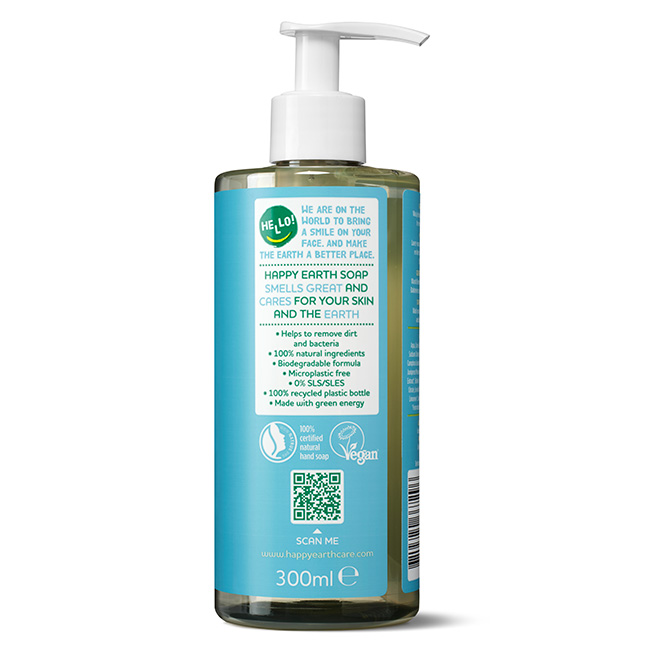 Happy Earth Pure Hand Soap Cedar Lime (300 ml)