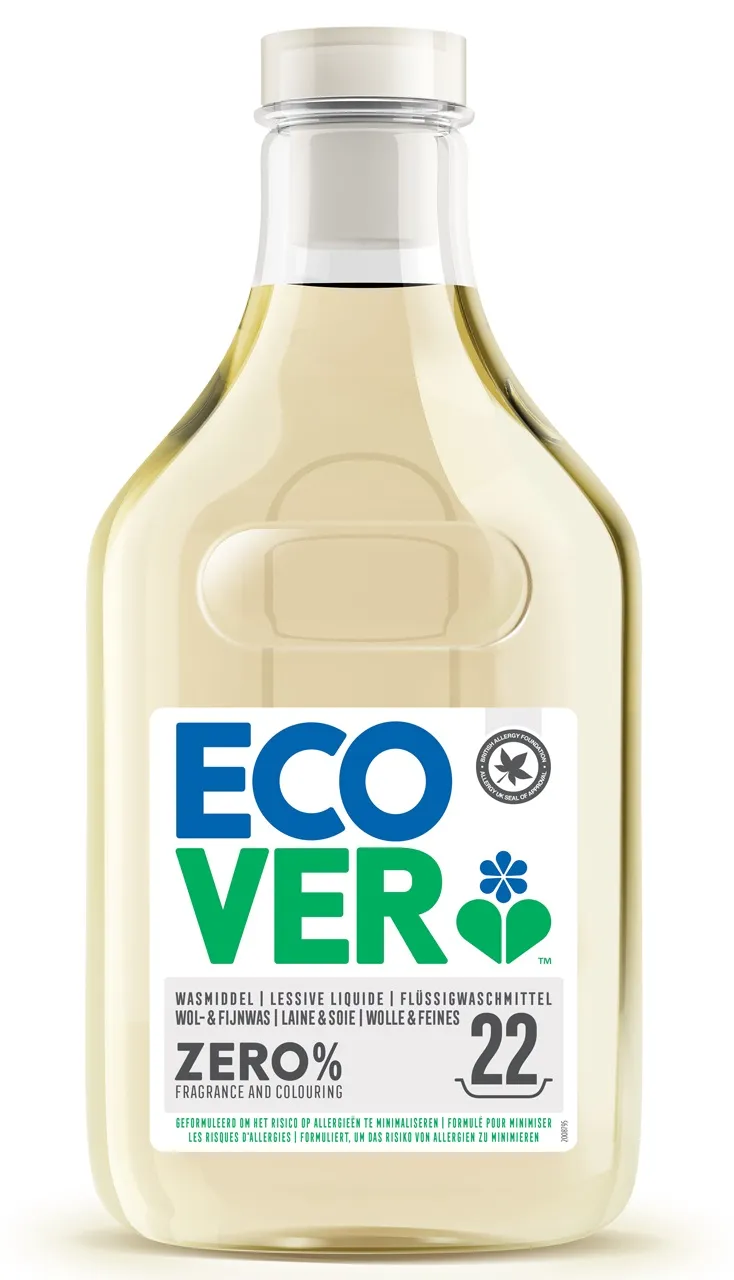 Ecover Wasmiddel Zero Wol & Fijn (1000 ml)