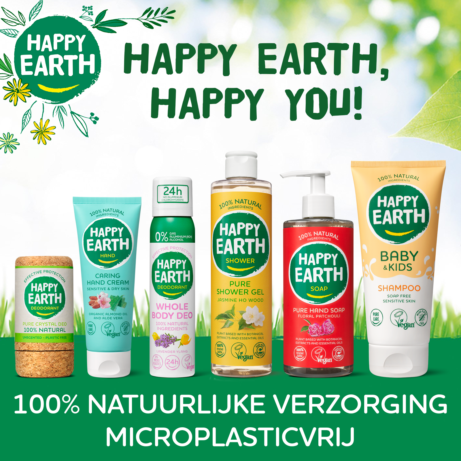 Happy Earth Deobodyspray Lavendel (100 ml) - image 4