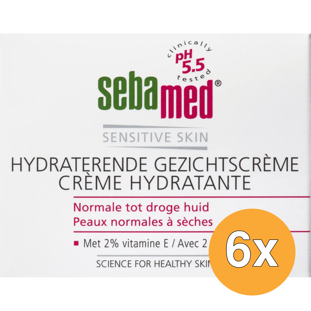 6x Sebamed Creme pot (75 ml)