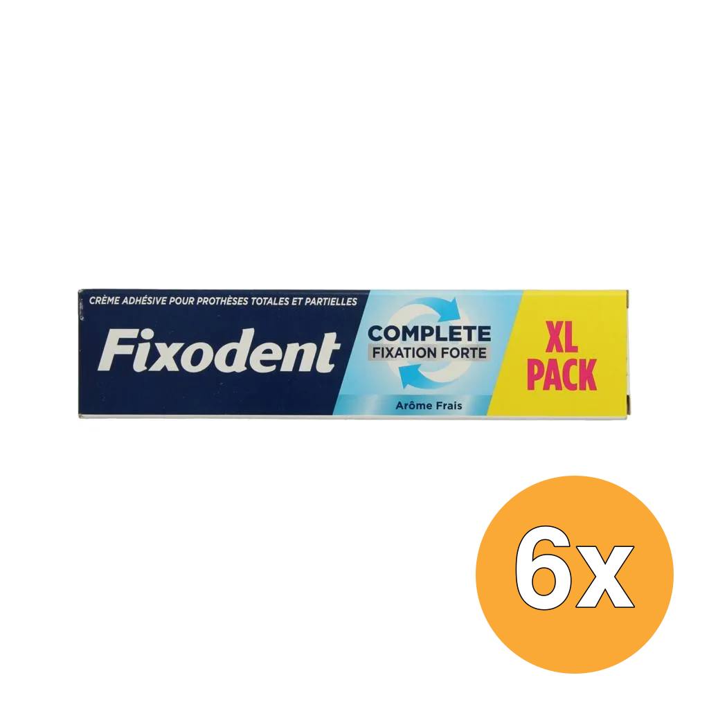 6x Fixodent Kleefpasta Complete Original/Fresh (70 gr)