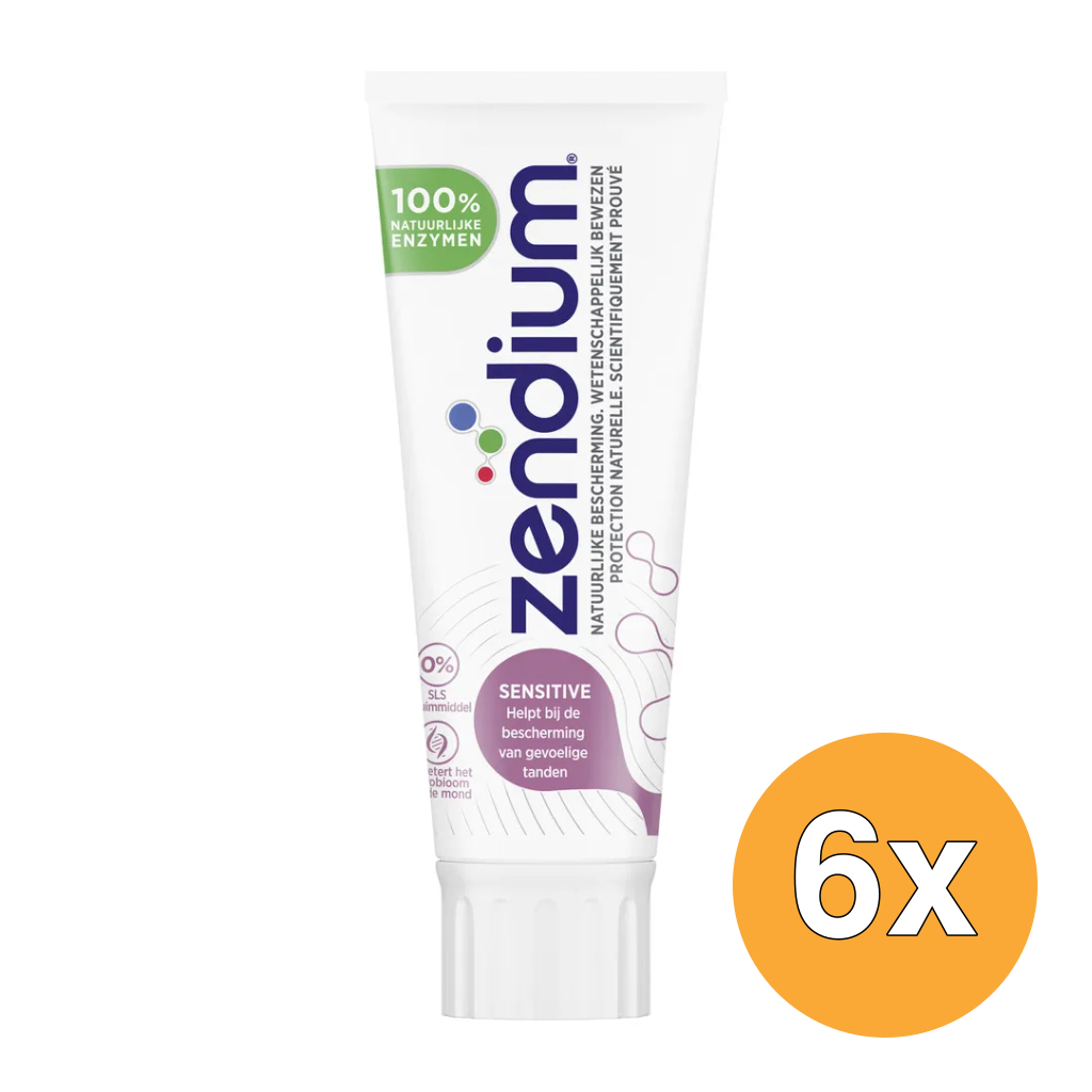 6x Zendium Tandpasta sensitive (75 ml)