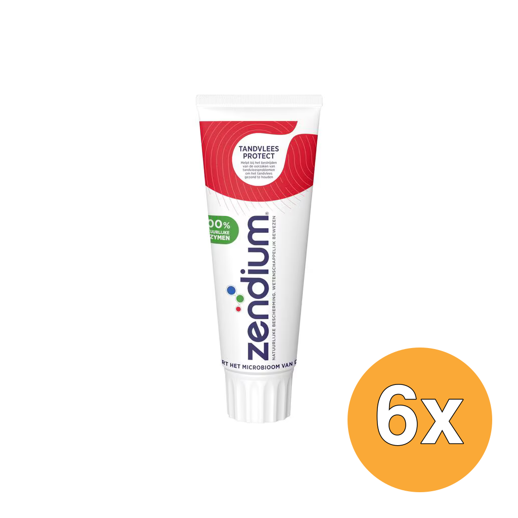 6x Zendium Tandpasta Tandvlees Protect (75 ml)