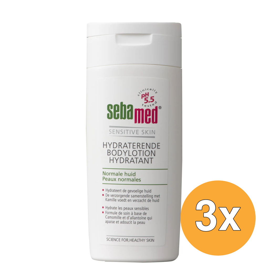 3x Sebamed Bodylotion (200 ml)