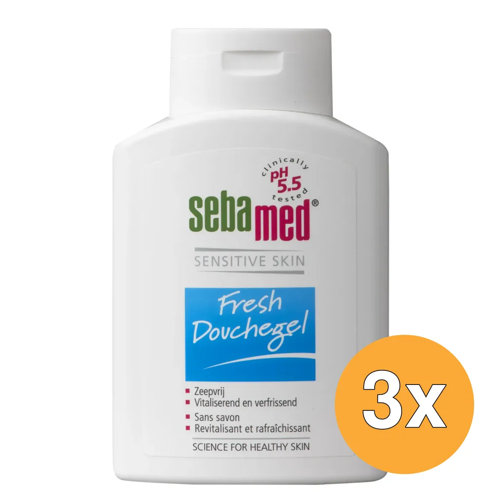 3x Sebamed Douchegel (200 ml)