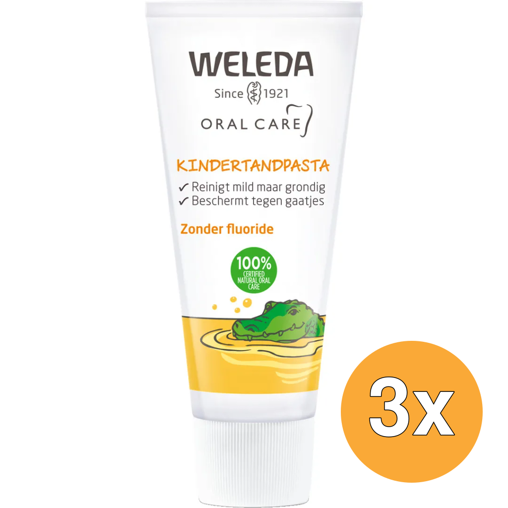 3x WELEDA Kindertandpasta (50 ml)