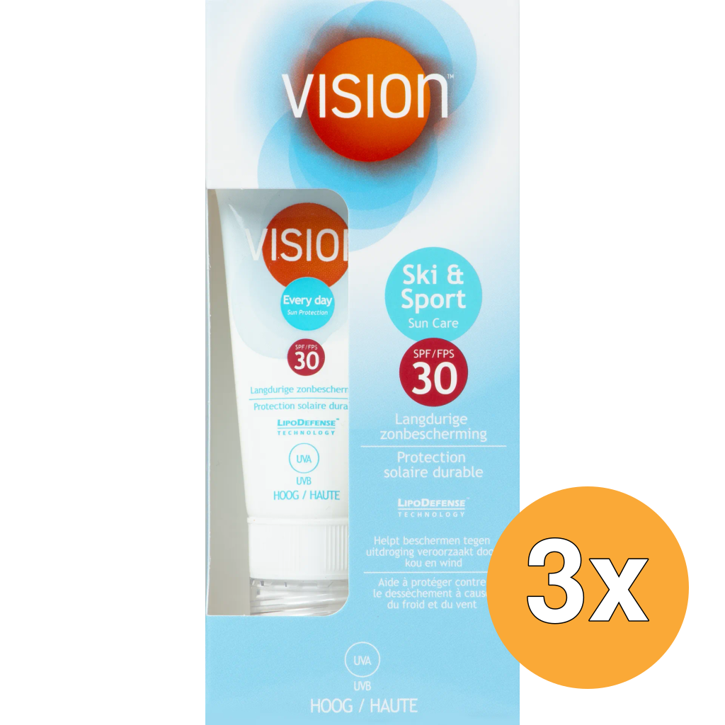 3x Vision Sport Sun Care Spf30 (20 ml)